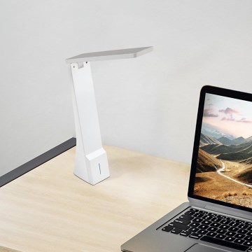 Eglo - Світлодіодна настільна лампа з регульованою яскравістю 1xLED/1,8W/230V білий