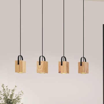 Eglo - Світлодіодна підвісна люстра 4xGU10/3W/230V