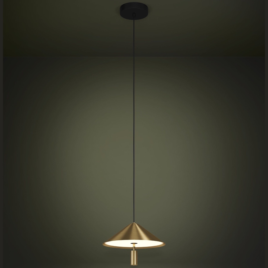 Eglo - Світлодіодна підвісна люстра LED/12W/230V 3000K золотий