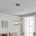 Eglo - Світлодіодна підвісна люстра LED/36W/230V 3000K бежевий