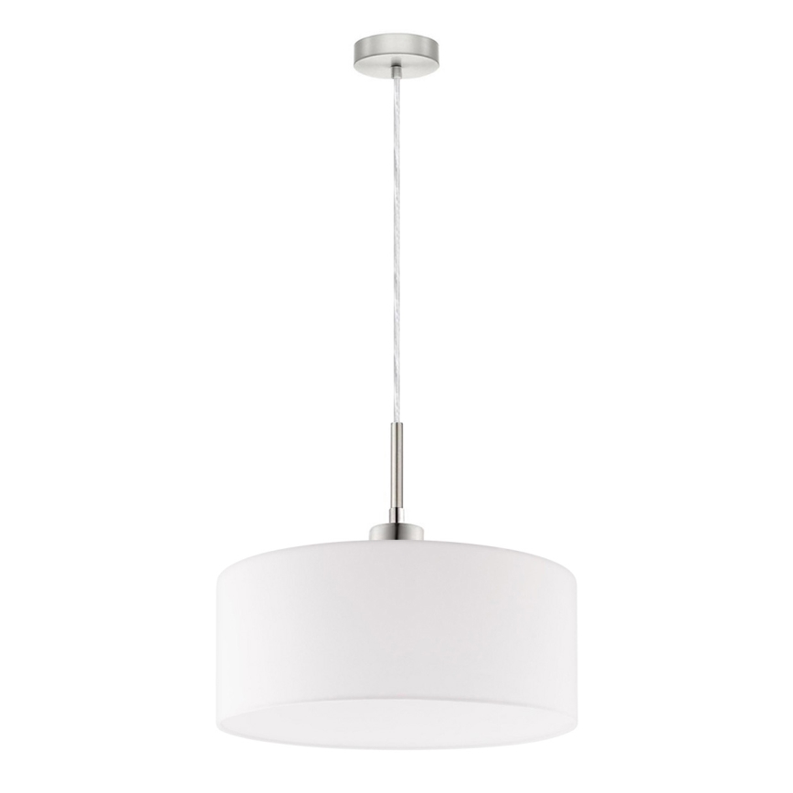 Eglo - Світлодіодна підвісна люстра TUNJA 1xE27/60W/230V білий