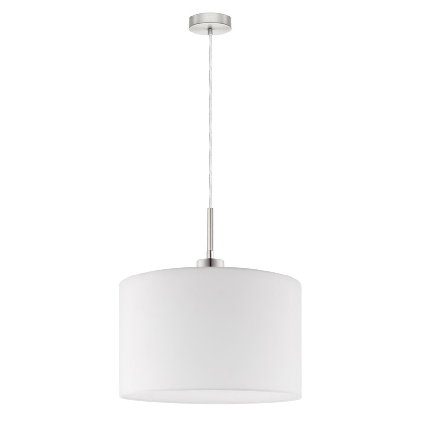 Eglo - Світлодіодна підвісна люстра TUNJA 1xE27/60W/230V білий