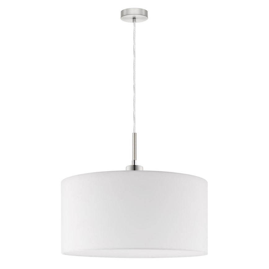 Eglo - Світлодіодна підвісна люстра TUNJA 1xE27/60W/230V білий