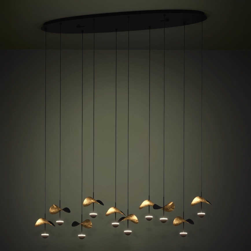 Eglo - Світлодіодна підвісна люстра з регулюванням яскравості 10xLED/2,3W/230V 3000K