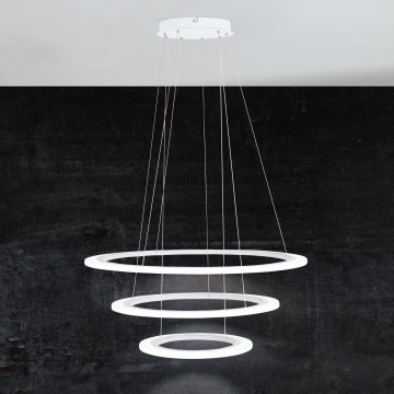 Eglo - Світлодіодна підвісна люстра з регулюванням яскравості 1xLED/45W/230V + 1xLED/33W + 1xLED/19,5W