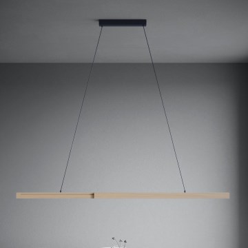 Eglo - Світлодіодна підвісна люстра з регулюванням яскравості LED/21W/230V 3000K коричневий