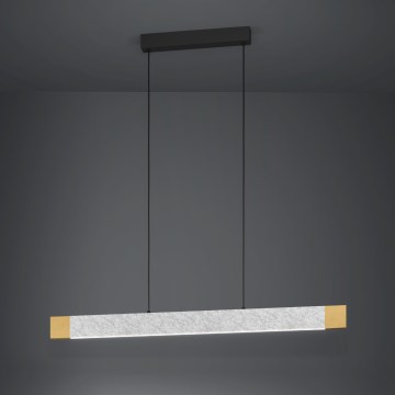 Eglo - Світлодіодна підвісна люстра з регулюванням яскравості LED/22,2W/230V 3000K коричневий/сірий