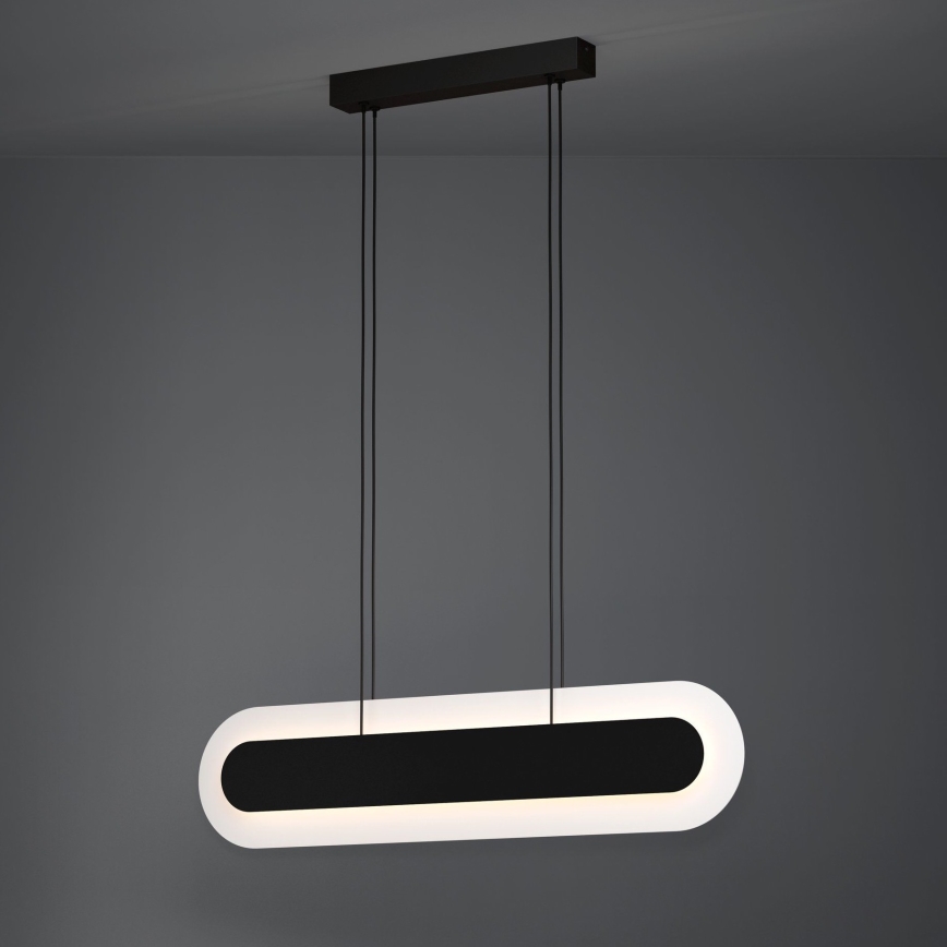 Eglo - Світлодіодна підвісна люстра з регулюванням яскравості LED/32W/230V 3000K чорний