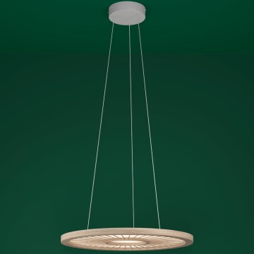 Eglo - Світлодіодна підвісна люстра з регулюванням яскравості LED/36W/230V 4000K бежевий