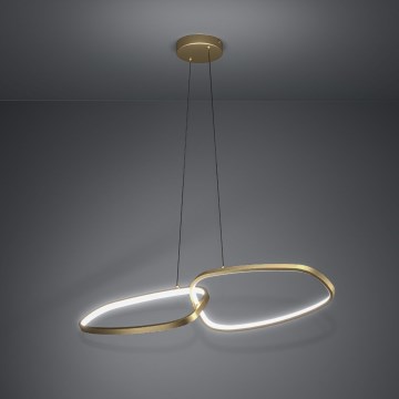 Eglo - Світлодіодна підвісна люстра з регулюванням яскравості LED/37,5W/230V 3000K золотий