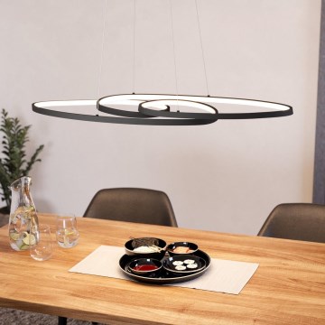 Eglo - Світлодіодна підвісна люстра з регулюванням яскравості LED/38W/230V