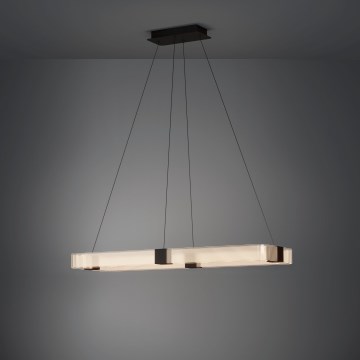 Eglo - Світлодіодна підвісна люстра з регулюванням яскравості LED/39,2W/230V 3000K чорний