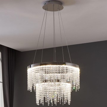Eglo - Світлодіодна підвісна люстра з регулюванням яскравості LED/45W/230V