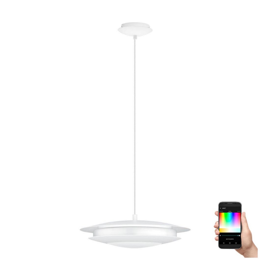Eglo - Світлодіодна підвісна люстра з регульованою яскравістю MONEVA-C LED/18W/230V