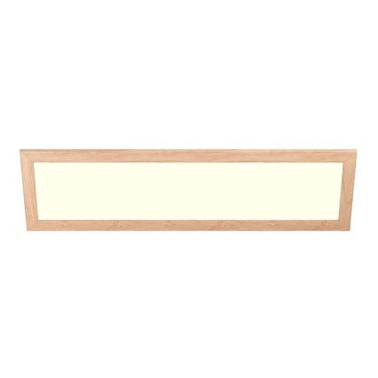 Eglo - Світлодіодна пристельова панель SALOBRENA-RW WOOD LED/34W/230V 2700/4000K 124x34 см коричневий