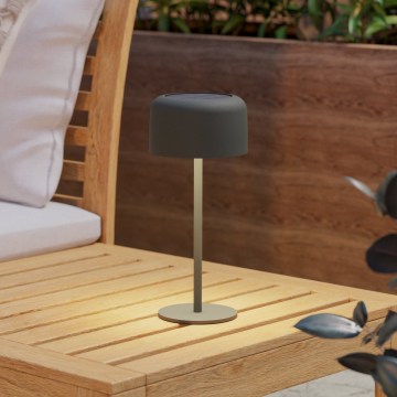 Eglo - світлодіодна сонячна зарядна сенсорна настільна лампа LED/2,8W/3,7V 1800 mAh IP44 зелена