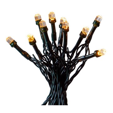 Eglo - Світлодіодна вулична різдвяна гірлянда 200xLED/1 функція 20м IP44 теплий білий