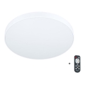 Eglo - Світлодіодний димований стельовий світильник-A LED/24W/230V + дистанційне керування
