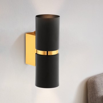 Eglo - Світлодіодний настінний світильник 2xGU10-LED/4W/230V