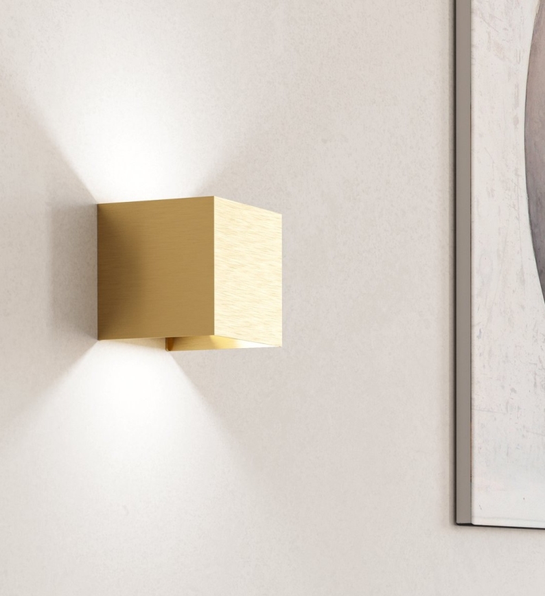 Eglo - Світлодіодний настінний світильник 2xLED/1,5W/230V 3000K золотий