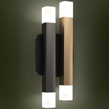 Eglo - Світлодіодний настінний світильник 4xLED/3,3W/230V 3000K антрацит/золотий