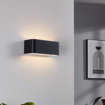 Eglo - Світлодіодний настінний світильник LED/10W/230V 3000K чорний