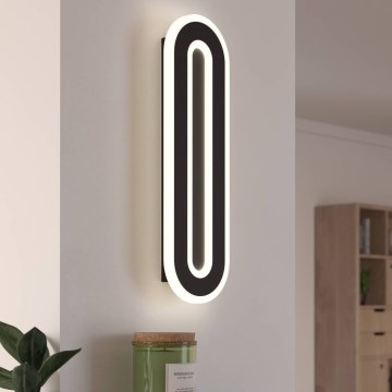Eglo - Світлодіодний настінний світильник LED/12W/230V 4000K чорний