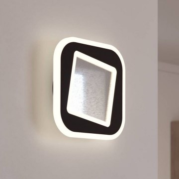Eglo - Світлодіодний настінний світильник LED/12W/230V 4000K чорний