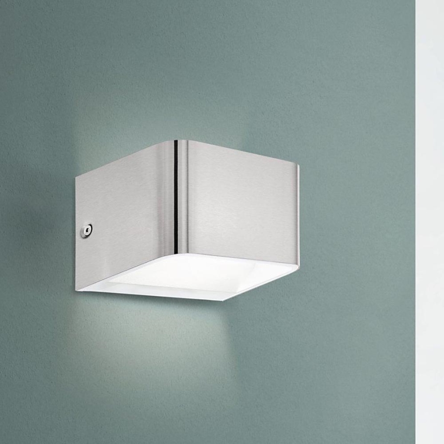 Eglo - Світлодіодний настінний світильник LED/6W/230V 3000K матовий хром