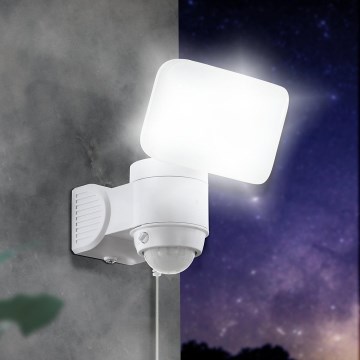 Eglo - Світлодіодний настінний світильник з датчиком на сонячній батареї LED/3,7V IP44