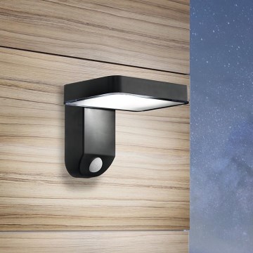 Eglo - Світлодіодний настінний світильник з датчиком на сонячній батареї LED/4,5W/3,7V IP44