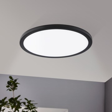 Eglo - Світлодіодний підвісний стельовий світильник LED/22W/230V 3000K чорна