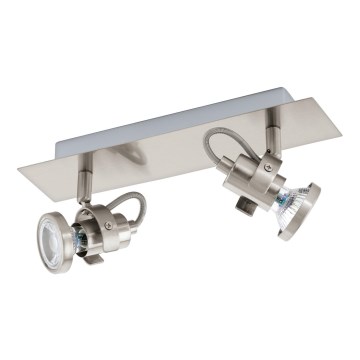 Eglo - Світлодіодний прожектор 2xGU10-LED/3,3W/230V