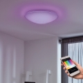 Eglo - Світлодіодний RGB регульований настінний стельовий світильник GIRON-C LED/17W/230V