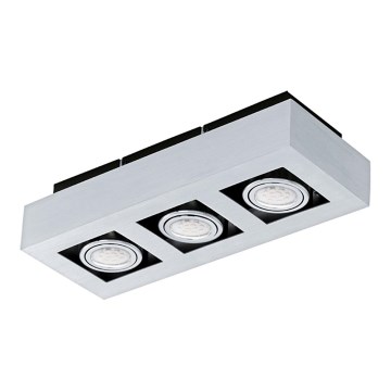 Eglo - Світлодіодний стельовий світильник 3xGU10-LED/5W/230V
