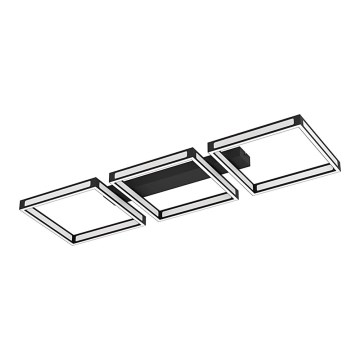 Eglo - Світлодіодний стельовий світильник 3xLED/11,2W/230V чорний