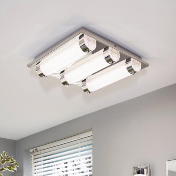 Eglo - Світлодіодний стельовий світильник для ванної кімнати 3xLED/7W/230V IP44