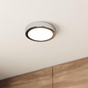 Eglo - Світлодіодний стельовий світильник для ванної кімнати LED/11W/230V IP44 глянцевий хром