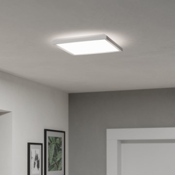 Eglo - Світлодіодний стельовий світильник для ванної кімнати LED/13,4W/230V 2700/4000/6500K 29x29 см IP44 білий