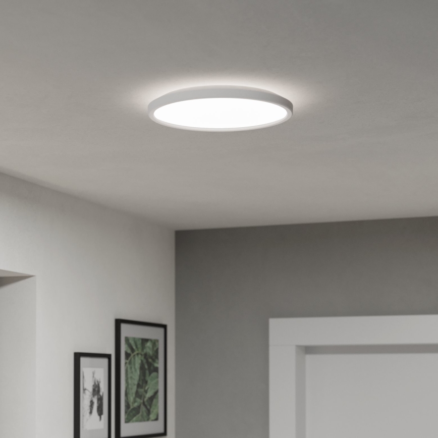 Eglo - Світлодіодний стельовий світильник для ванної кімнати LED/13,9W/230V 2700/4000/6500K діаметр 30 см IP44 білий