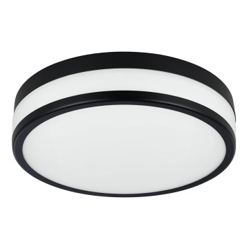 Eglo - Світлодіодний стельовий світильник для ванної кімнати LED/17,1W/230V IP44 чорний