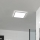 Eglo - Світлодіодний стельовий світильник для ванної кімнати LED/17,6W/230V 2700K/4000K/6500K 39x39 см IP44 білий