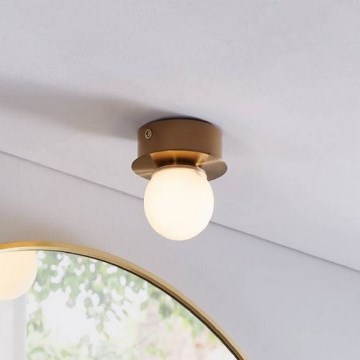 Eglo - Світлодіодний стельовий світильник для ванної кімнати LED/3,3W/230V IP44 золотий