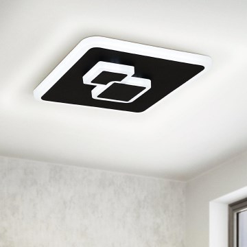 Eglo - Світлодіодний стельовий світильник LED/7,8W/230V чорний