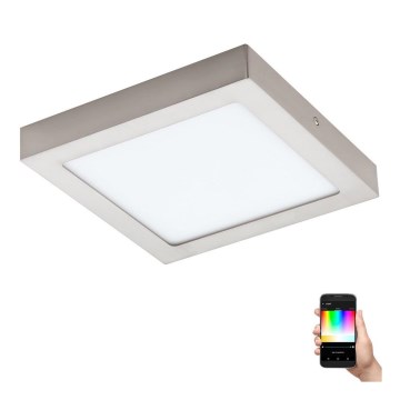 Eglo - Світлодіодний стельовий світильник RGB з регулюванням яскравості FUEVA-C LED/15,6W/230V