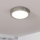 Eglo - Світлодіодний стельовий світильник з регулюванням яскравості LED/11W/230V матовий хром