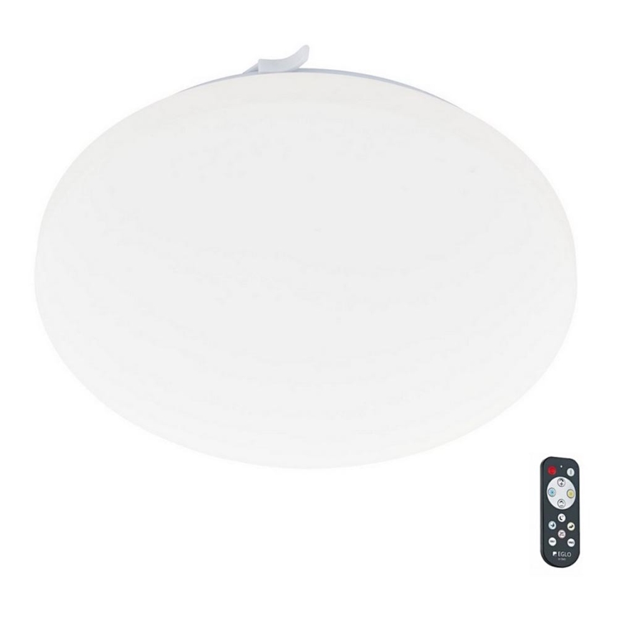 Eglo - Світлодіодний стельовий світильник з регулюванням яскравості LED/12W/230V + пульт дистанційного керування