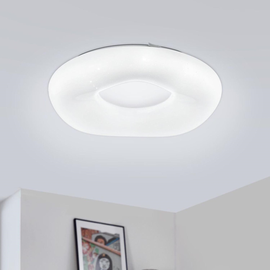 Eglo - Світлодіодний стельовий світильник з регулюванням яскравості LED/18W/230V + пульт дистанційного керування