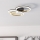 Eglo - Світлодіодний стельовий світильник з регулюванням яскравості LED/20W/230V 4000K чорний/золотий