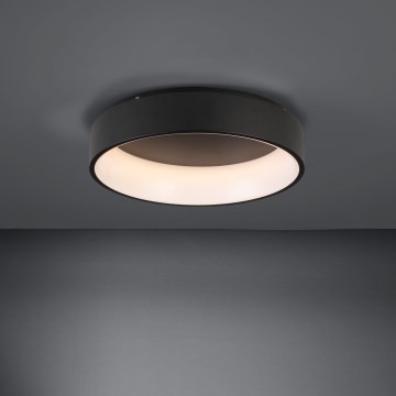 Eglo - Світлодіодний стельовий світильник з регулюванням яскравості LED/35,2W/230V 3000K чорний